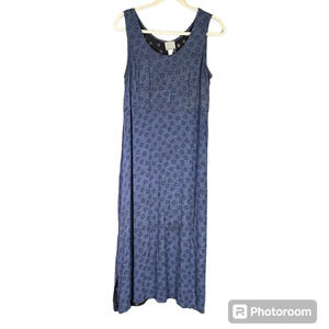 Royal Robbins Blue sleeveless Size 14 Dress Geometric